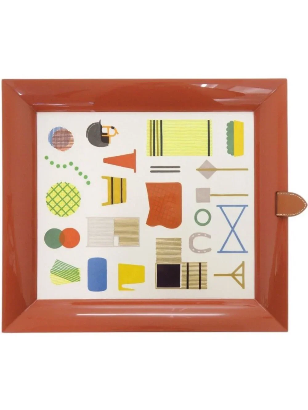 Hermes Atrium So PM Wood Taurillon Squirrel Colorado Interior Tray